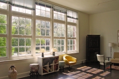 Large historic windows at The Lofts San Marco