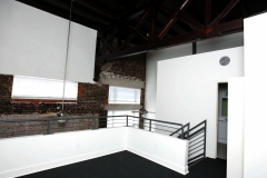 Second floor of open air loft style apartment in Jacksonville, Florida