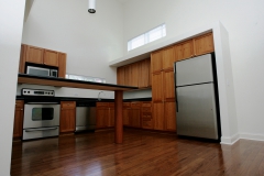 Contemporary kitchen at The Lofts San Marco