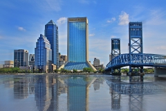 Downtown Jacksonville Skyline from Friendship Park, San Marco