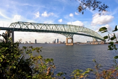 Hart Bridge crossing St. John's River into Downtown Jacksonville
