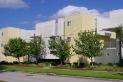 Street view of the condos at The Lofts San Marco