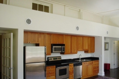 Loft apartment kitchen area