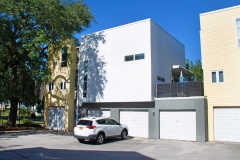 Street view of the condos at The Lofts San Marco