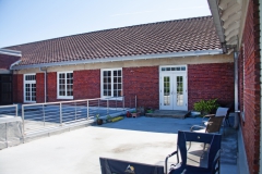 second floor patio at The Lofts San Marco